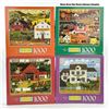 Image 1 : 4 CHARLES WYSOCKI 1000 PC JIGSAW PUZZLES