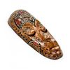 Image 2 : HAND CARVED WOODEN MASK WITH INLAY JAMAICA