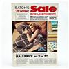 Image 1 : VINTAGE EATON’S ’76 WINTER SALE CATALOG - NOSTALGI