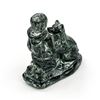 Image 3 : JOLIN SOAPSTONE CARVING - INUIT BOY OR GIRL & DOG