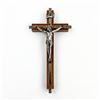 Image 1 : OLD WOOD & METAL INRI JESUS CHRIST WALL CRUCIFIX