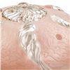 Image 5 : VINTAGE ART DECO PINK & CLEAR GLASS LIGHT SHADE