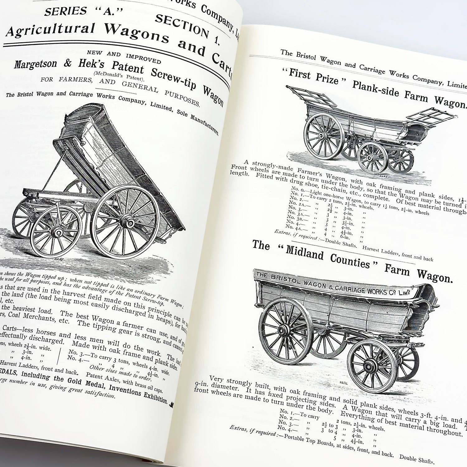 BRISTOL WAGON & CARRIAGE 1900 ILLUSTRATED CATALOG