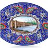 Image 3 : VTG HAND PAINTED PERSIAN MINAKARI ENAMEL TRAY