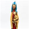 Image 2 : VINTAGE MOTHER MARY WITH BABY JESUS WAX CANDLE