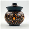 Image 4 : SMALL HAND CRAFTED WOODEN LIDDED STORAGE JAR