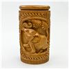Image 1 : HANDCRAFTED WOODEN PENCIL PEN HOLDER - ELEPHANT