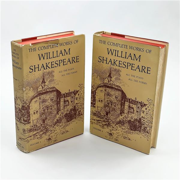 COMPLETE WORKS OF WILLIAM SHAKESPEARE - 2 VOL SET