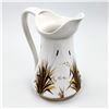 Image 1 : VINTAGE BASSANO ITALY CERAMIC PITCHER - BULRUSHES