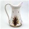 Image 3 : VINTAGE BASSANO ITALY CERAMIC PITCHER - BULRUSHES