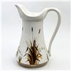 Image 4 : VINTAGE BASSANO ITALY CERAMIC PITCHER - BULRUSHES