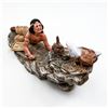 Image 2 : OLD WEST COLLECTION BRAVE EAGLE CERAMIC FIGURES