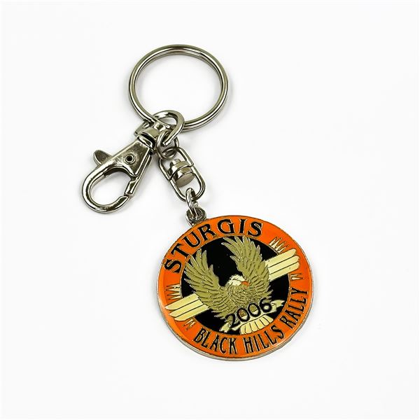 STURGIS 2006 BLACK HILLS MOTORCYCLE RALLY KEYCHAIN