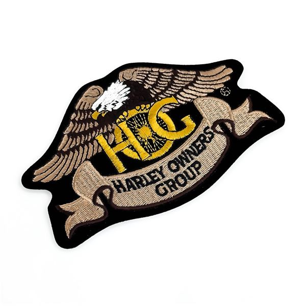 HARLEY OWNERS GROUP HOG EMBROIDERED PATCH