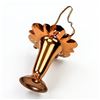 Image 3 : VTG HANDLED VENETIAN COPPER FLOWER BASKET VASE