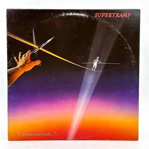 SUPERTRAMP - FAMOUS LAST WORDS - VINYL LP RECORD