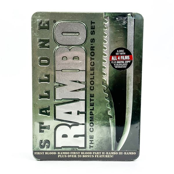 NEW SYLVESTER STALLONE RAMBO DVD COLLECTOR’S SET