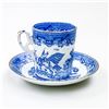 Image 3 : VINTAGE BLUE WILLOW PATTERN CUP AND SAUCER SET