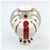 Image 1 : UKRAINIAN ART POTTERY VASE - CROSS STITCH PATTERN