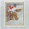 Image 2 : LTD EDITION #236 SIGNED JOHN NEWBY PRINT - GOALIE