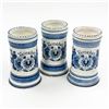Image 2 : HAND PAINTED BLUE DELFT HOLLAND HEINEKEN STEINS