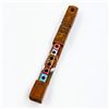 Image 2 : HAND MADE PERUVIAN TARKA WOODEN FLUTE FOLK ART