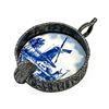 Image 2 : DELFT BLUE METAL ASHTRAY & HOLLAND WINDMILL TILE