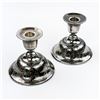 Image 1 : ORNATE SILVER PLATED WM ROGERS CANDLE HOLDER SET