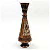 Image 3 : VINTAGE 11” HAND MADE ENGRAVED TALL COPPER VASE