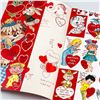 Image 4 : VINTAGE UN-PUNCHED 150 PC VALENTINES CARDS BOOK