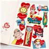 Image 3 : VINTAGE UN-PUNCHED 80 PC VALENTINES CARDS BOOK