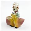 Image 2 : VTG GLAZED PORCELAIN DUTCH BOY & SHOE PLANTER