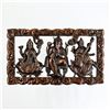 Image 1 : METAL HINDUISM LAKSHMI GANESHA SARASWATI PLAQUE