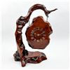 Image 1 : CUSTOM HAND CRAFTED RESIN COATED WOODEN CLOCK
