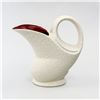 Image 3 : CROWN DEVON RED WHITE TEXTURE CERAMIC CREAMER
