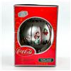 Image 7 : COCA COLA BLOWN GLASS SANTA CHRISTMAS ORNAMENT