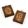 Image 1 : VTG PAIR OF MADE IN QUEBEC CANADA WOOD CARVINGS