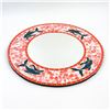 Image 2 : ROUND MOSAIC CUT GLASS DOLPHIN THEMED MIRROR
