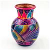 Image 2 : RED TERRACOTTA CLAY POTTERY VASE - MEXICO FOLK ART