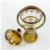 Image 2 : HAND BLOWN GLASS AMBER CANDY APOTHECARY JAR