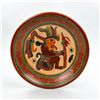 Image 1 : VTG MAYAN POLYCHROME STYLE POTTERY BOWL PLATE