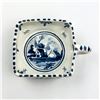 Image 2 : VTG HOLLAND DELFT BLUE PORCELAIN HANDLED DISH