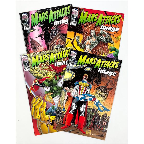 MARS ATTACKS #1-4 - COMPLETE 4-PART SET - 1ST PRIN
