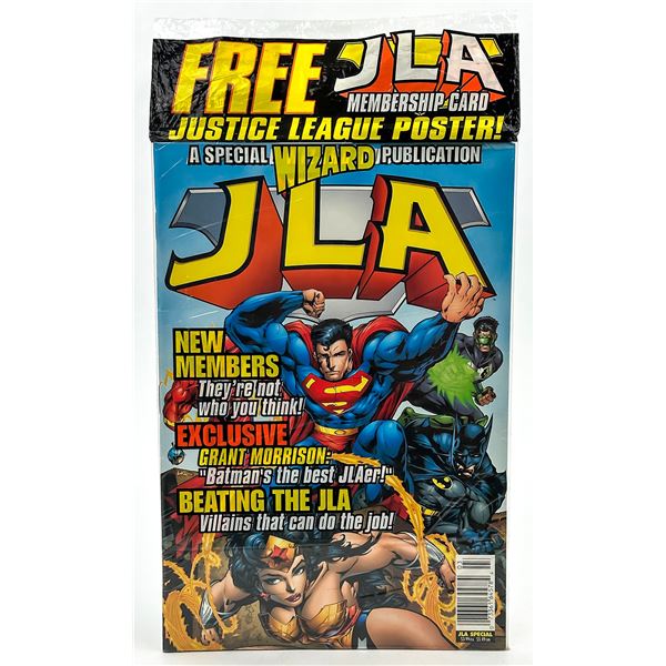 WIZARD MAGAZINE JLA SPECIAL - JLA MEMBERSHIP CARD