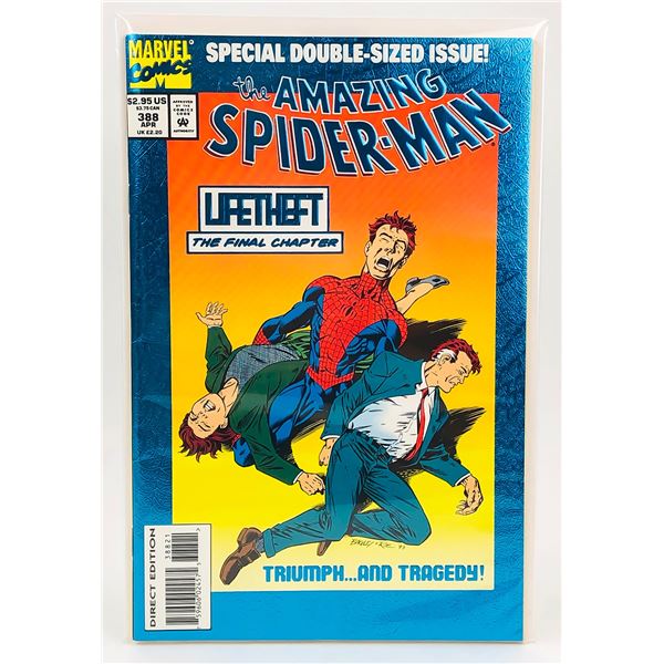 AMAZING SPIDER-MAN #388 - BLUE FOIL COVER COL. ED.