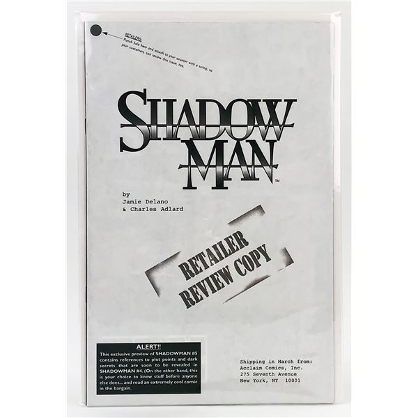 SHADOW MAN - RETAILER REVIEW COPY - PROMO