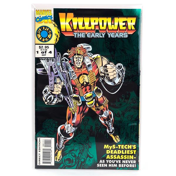 KILLPOWER EARLY YEARS #1 OF 4 EMBOSSED FOIL COVER