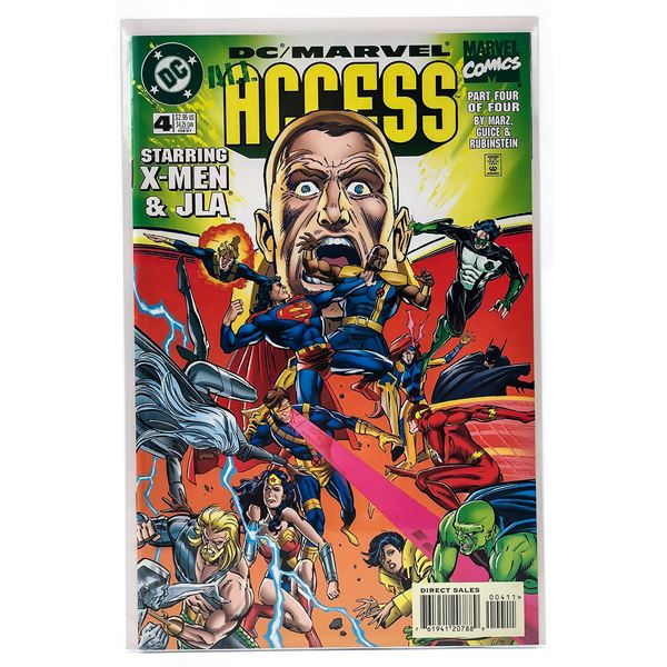 DC/MARVEL ACCESS #4 - X-MEN & JLA - COMIC BOOK