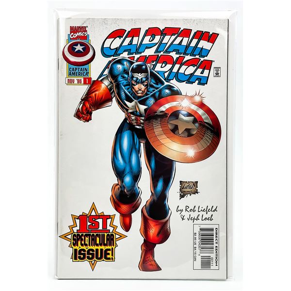 CAPTAIN AMERICA V2 #1- 1ST APPEARANCE RIKKI BARNES