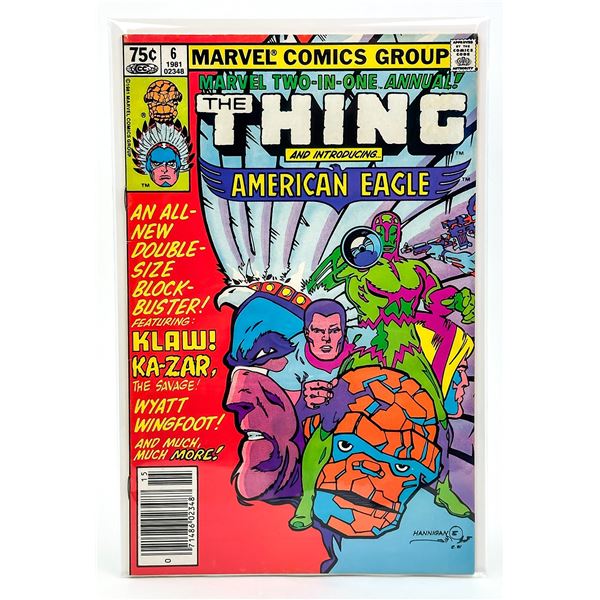 MARVEL 2-IN-1 ANNUAL #6 THE THING AMERICAN EAGLE